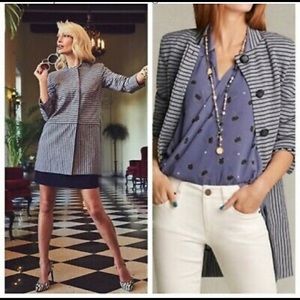 CAbi Dapple Stripe Car Coat Blazer 5474 - Size Large